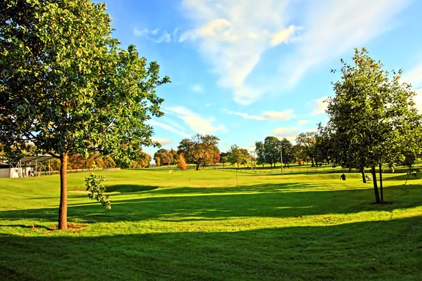 Golf course in Stirling Park, Stirlingshire, Scotland, — Stock Photo, Image