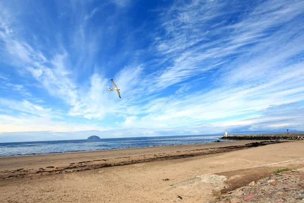 Der Strand in Girvan, Schottland — Stockfoto
