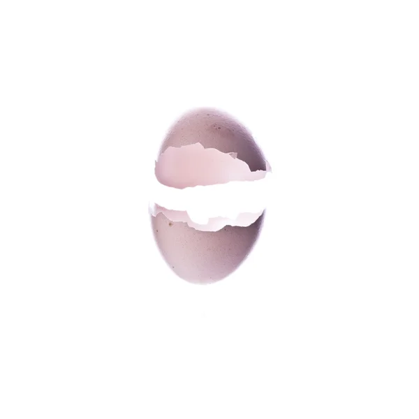 Isolated broken egg — Stock Photo, Image