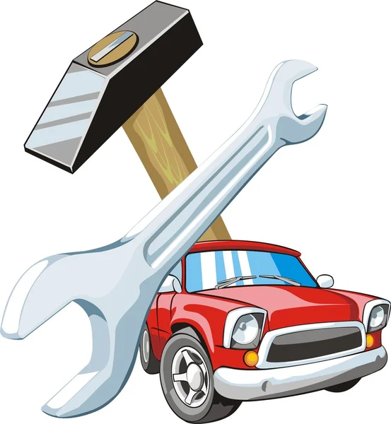 Reparação de automóveis — Vetor de Stock