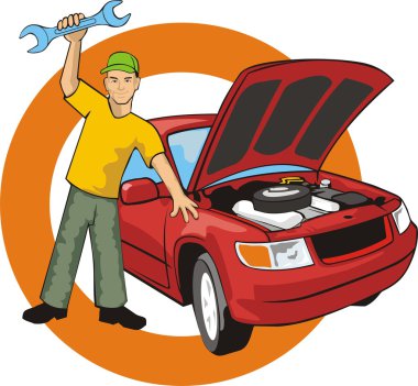 Car fix clipart