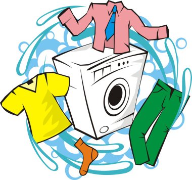 Wash service clipart