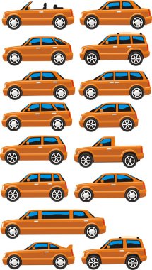 Car set clipart