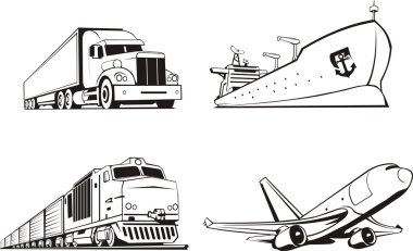 Transportation cargo clipart