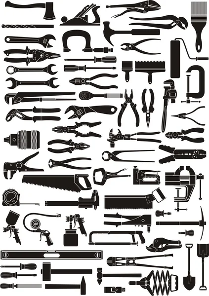 Conjunto de ferramentas — Vetor de Stock