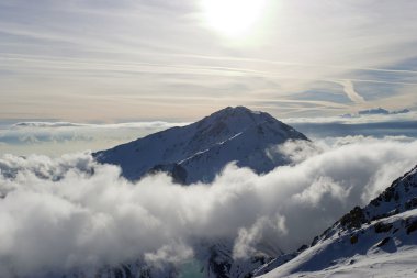 Winter in the mountains of Turkey clipart