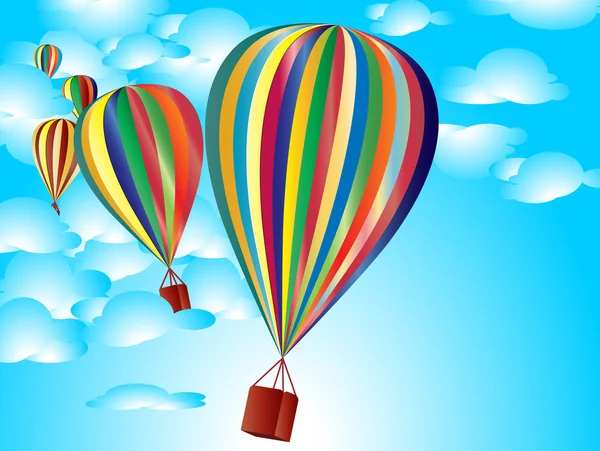 Πολύχρωμα μπαλόνια — Διανυσματικό Αρχείο