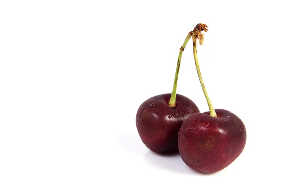 stock image Two cherries