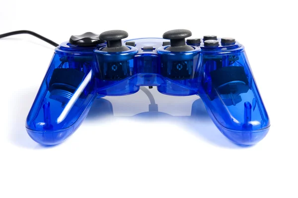 Niebieskie szkło kontroler gier — Zdjęcie stockowe