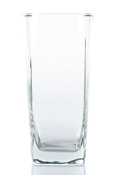 Glass on white isolated — Stock Photo, Image