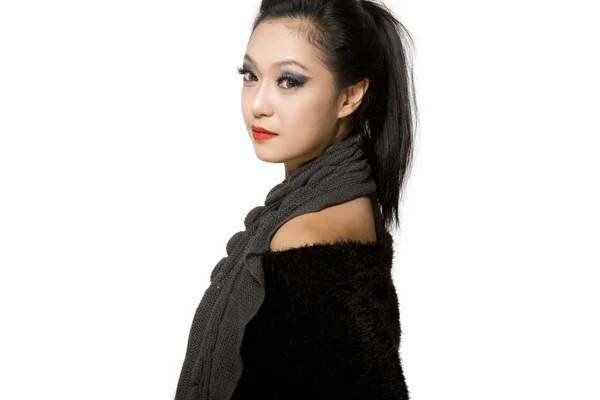 Asian Model Woman-Thai Ethnicity Beauty — Stock Photo, Image