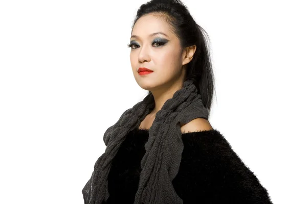 Piękna kobieta tajski etniczna Azji modelu — Zdjęcie stockowe
