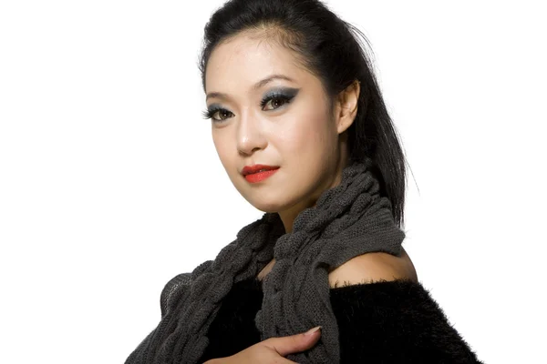 Piękna kobieta tajski etniczna Azji modelu — Zdjęcie stockowe
