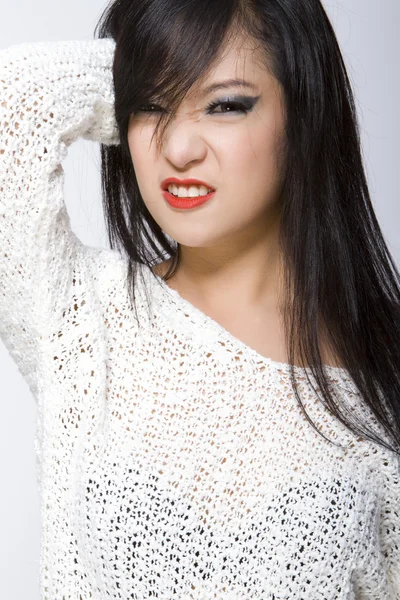 Asian Model Woman-Thai Ethnicity Beauty — Stock Photo, Image