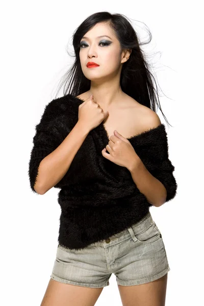 アジアのモデルの女性タイ民族の美しさ — ストック写真