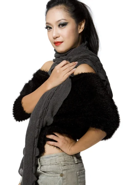 Asian Model Woman-Thai Ethnicity Beauty Stock Image