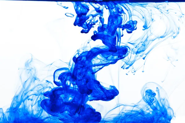 Kék tintával csepp Stock Kép