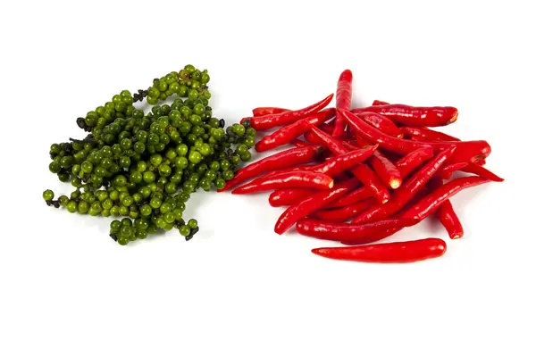 Peppercone and chili — Stock Photo, Image