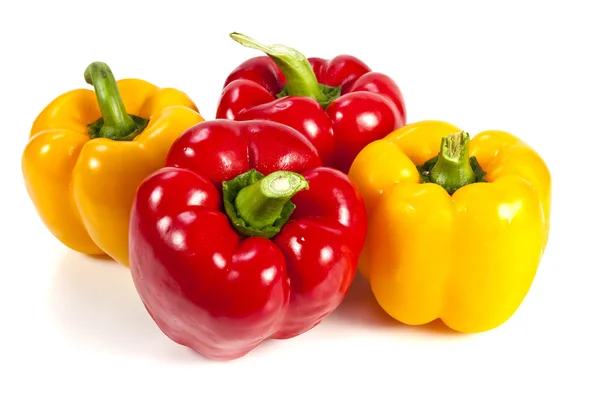 stock image Red and yellow bell pepper