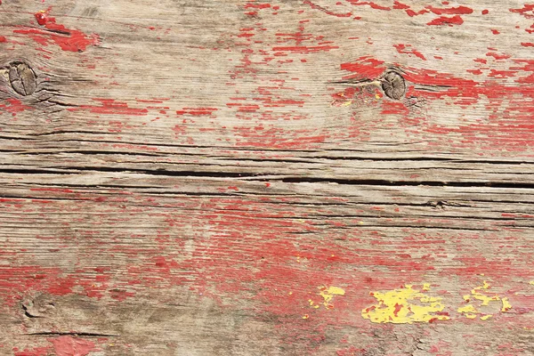 Oude geschilderde planken — Stockfoto