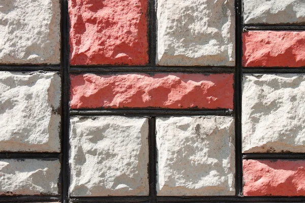 Detalhe da parede de pedra decorativa — Fotografia de Stock