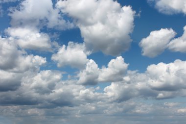 Cloudscape. White clouds clipart