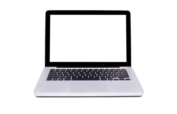 Изолированный современный ноутбук — стоковое фото