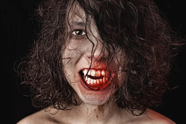 Portrait of a vampire — Stock Photo, Image