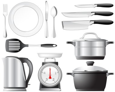 Kitchenware set clipart