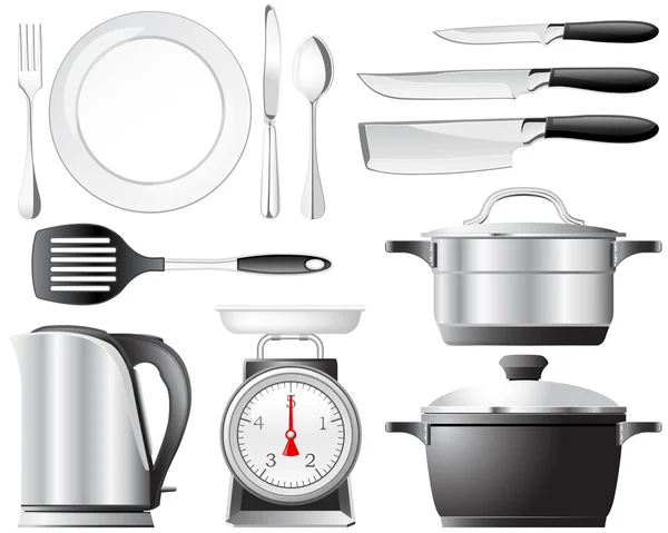 Kitchenware set — Stock Vector