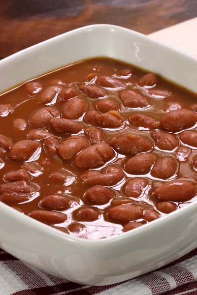 Beans fancy plate — Stock Photo, Image