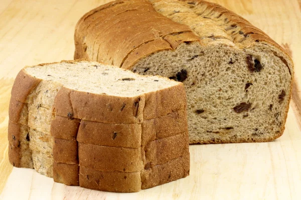 stock image Wholegrain raisins and nuts bread