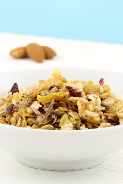 Healthy muesli breakfast clipart