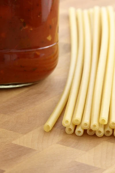Heerlijke fancy pasta ingrediënten — Stockfoto