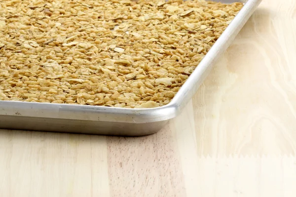 stock image Fresh from the oven healthy granola