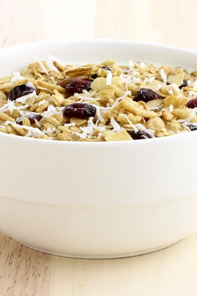 Fresh from the oven healthy granola — Stock Photo, Image
