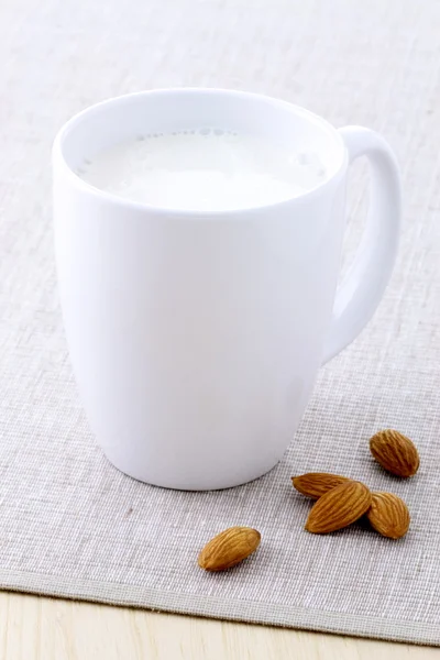 stock image Delicious almonds milk