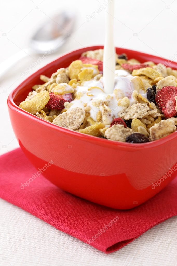 Healthy fresh cereal