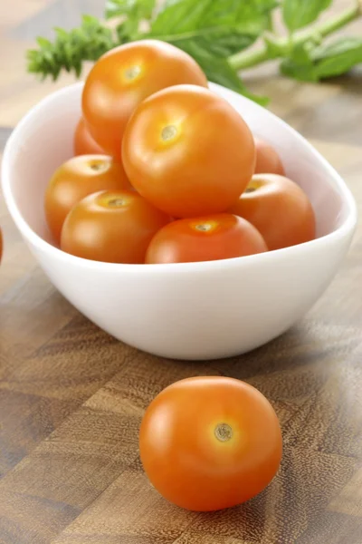 Pomodori biologici freschi — Foto Stock