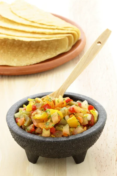 Delicious taco ingredients — Stock Photo, Image