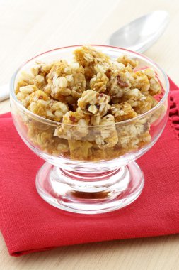 lezzetli ve sağlıklı granola