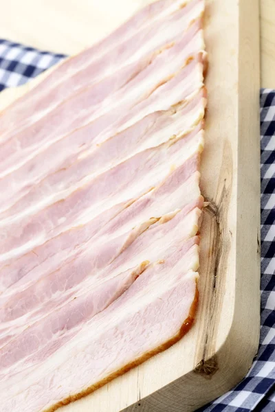 Cured delicious bacon — Stock Photo, Image