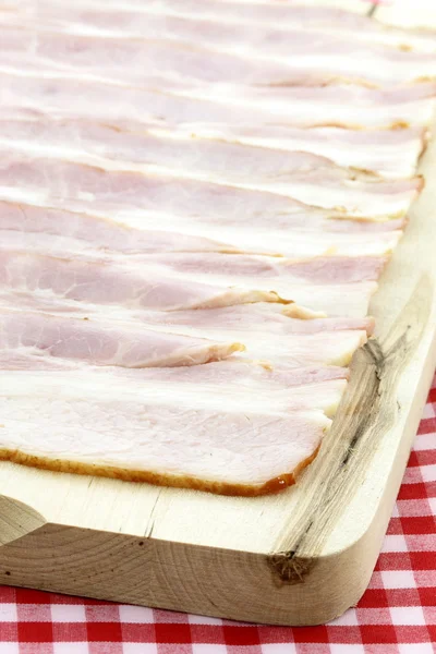 Cured delicious bacon — Stock Photo, Image
