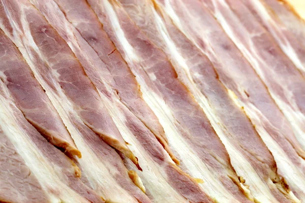Cured delicious pancetta — Stock Photo, Image