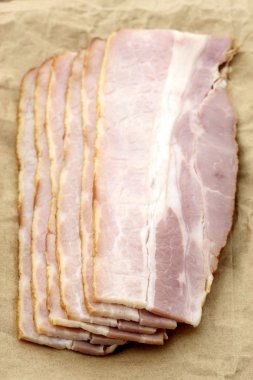 Cured delicious bacon clipart