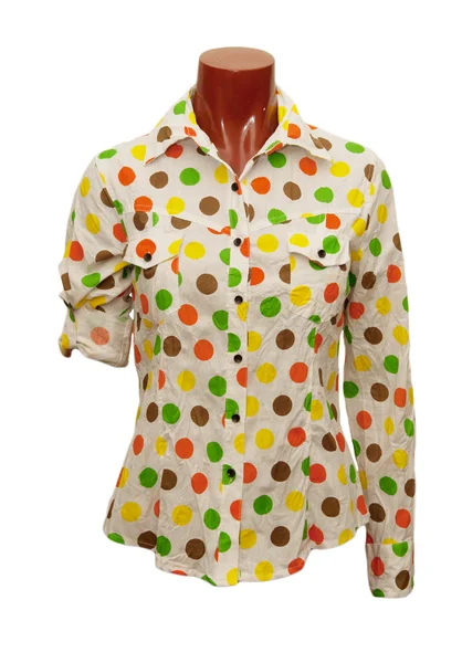Kleurrijke vrouwelijke shirt — Stockfoto