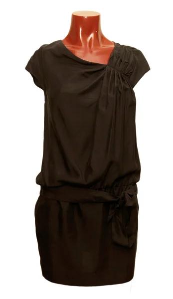 클리핑 패스와 격리 하는 마네킹에 세련 된 드레스 — 스톡 사진
