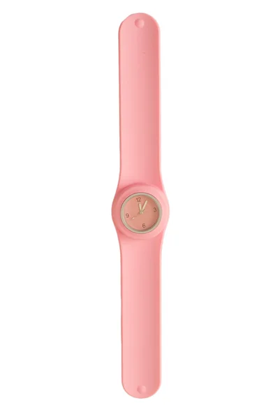 Růžové náramkové hodinky — Stock fotografie