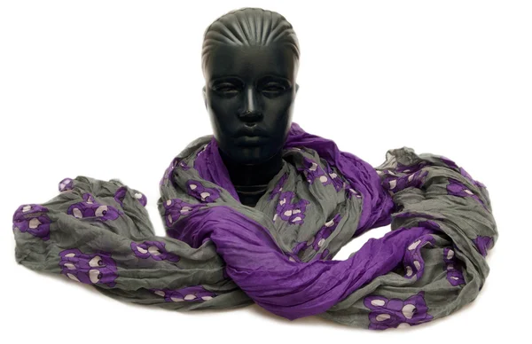 Scarf on a dummy — Stock Photo, Image