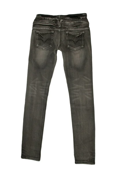 Jeans isolado no fundo branco — Fotografia de Stock